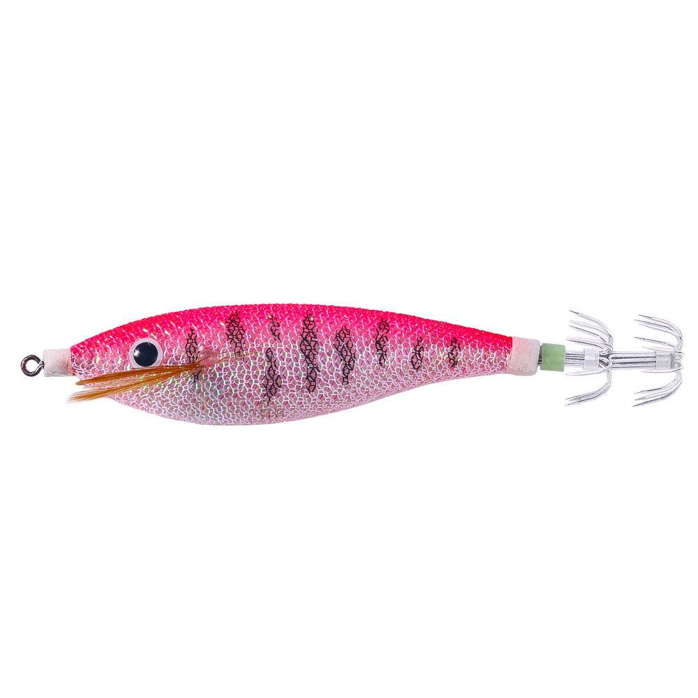 Luminous Wooden Shrimp Lure11CM13GSet of Universal Squid Hooks for Saltwater and Freshwater Fishing Hard Bait Fishing Lure