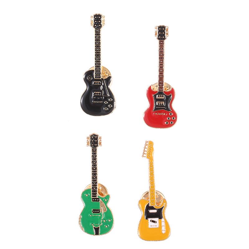 Gitar Şeklinde Broş İğnesi: Mezuniyet Hediyesi & Moda Aksesuarı
