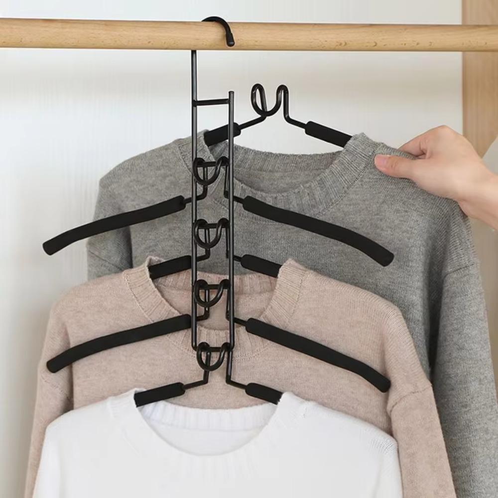 Multi Layer Hanger Space-saving Clothes Support Creative Clothes Hangers  Closet