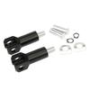 2.25" Passenger Foot Pegs Support Mount Footrest Clevis Kit for Harley Softail Fatboy Heritage Softail FXST 2000 2001 2002-2006
