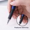 Black Gel Ink Rollerball Pens 0.7mm Gel Pens 2-in-1 Stylus Pens Medium Point Pen for Office, Black Ink (18 Pack-Blue)