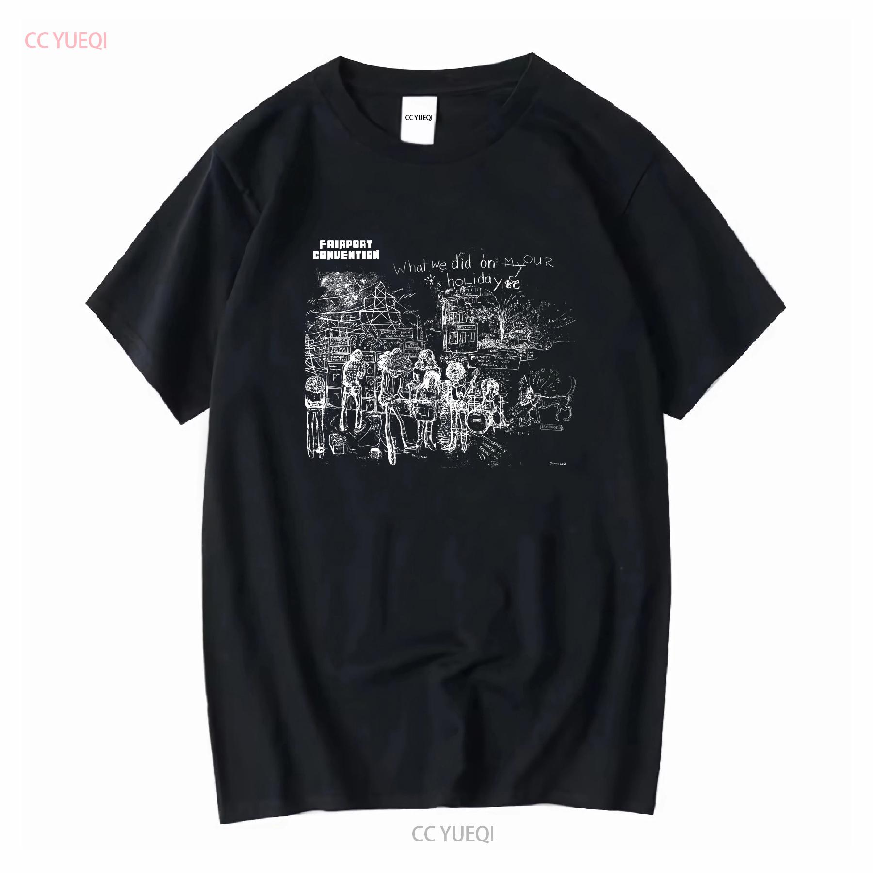 

What We Did on Our Holidays Fairport Convention Folk Music Eastern Rain T Shirt vintage Washed homme Comfortable Slightly 4XL