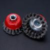 Bench Grinder Special Stainless Steel Wire Wheel Brush 5/8-11 M14x2 for Polishing Cleaning Paint Abrasive Tool Parts