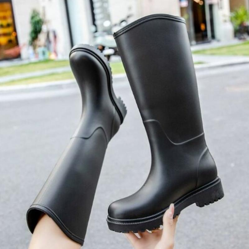 New ArrivalS Open Run Women S Middle Rain bootS Non Slip