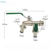 1 Bucată Robinet Apă Aliaj Zinc 1/2'' 3/4'' Mâner Pârghie Rotativ Exterior & Interior Robineți Alimentare Udare Robinet cu Bilă Unelte Grădină