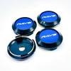 4pcs New 3D 64MM OD / 60MM ID Cap For Rims VOLK RACING RAYS Logo Wheel Center Cap Sport Car Wheel Cover Hub Caps