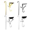 2/4Pcs Christmas Fireplace Stocking Garland Hanger No Drill Adjustable Mantle Garland Holder Heavy Duty Xmas Stockings Decoration Hanging Hook