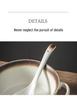 Japanese Ceramic Long-Handle Soup Spoon for Porridge & Hot Pot
