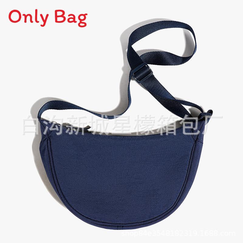 Piccola Borsa a Tracolla in Tessuto Oxford per Donna con Chiusura a Zip e Tasca per Carte per Uso Quotidiano