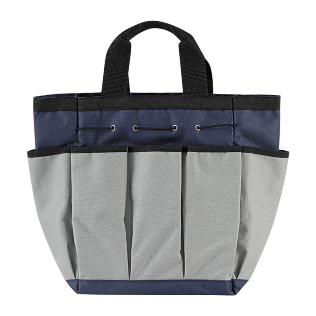 Large Capacity Gardening Tool Bag With Multiple Pockets Waterproof Oxford Fabric For Outdoor Garden Storage Organization