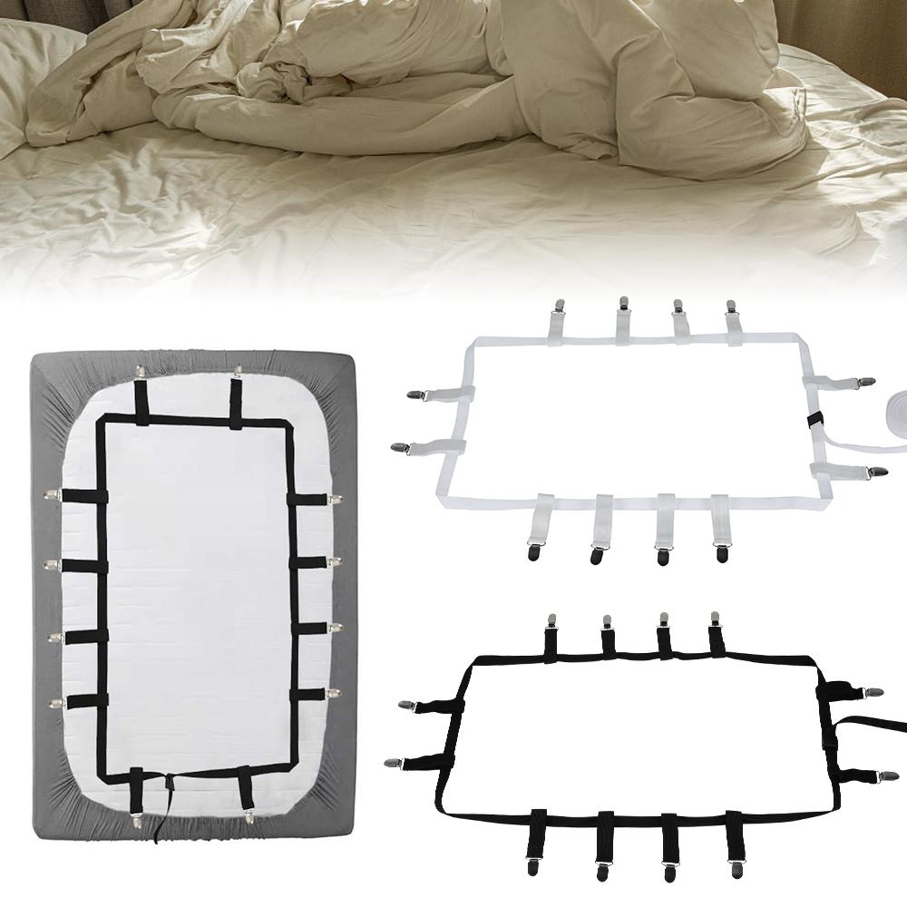 New Style Bed Sheet Holders Adjustable Elastic Mattress Cover Corner Holder Clip Bed Grippers Suspender Fasteners Straps
