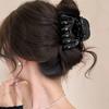 Updo French Style Pumpkin Hair Claw Large Cute Hair Grab Temperament 9cm/3.54inch Shark Clip Female