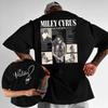 2025 Summer Singer Miley Cyrus Tshirt Mens Cotton Printed Tshirt Short Sleeve Oneck Tshirt Casual Funny Tshirt Top