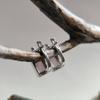 Серебряные серьги с опалом 1ct (2205470)