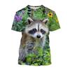 Animal 3D Print T-Shirts Men Women Casual Fashion Streetwear Oversized Short Sleeve T Shirt Kids Tees Tops Man Clothing