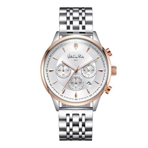 

[VALENTINO RUDY] Мужские металлические часы VALENTINO RUDY с бриллиантами VR6564B-RGWT FREE