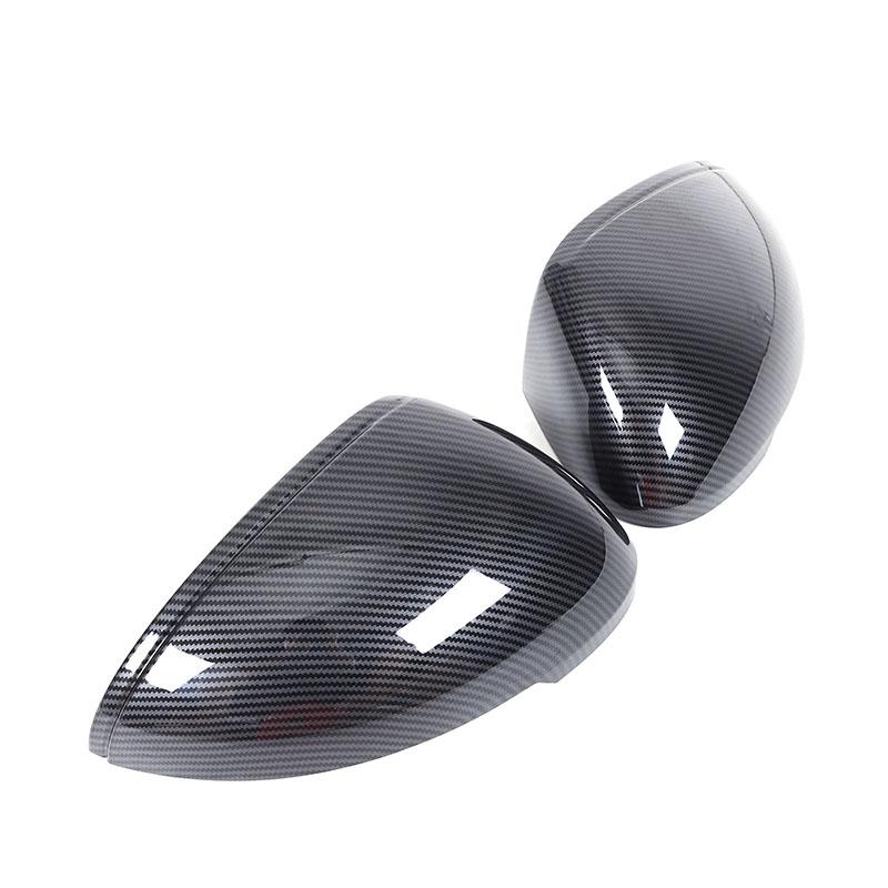 ABS Carbon Fibre For Porsche MACAN 2011- Car Rearview Mirror Anti-scratch Protective Cover Trim Sticker Car Accessories Carbon Fibre