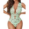 Avidlove Women One Piece Lingerie Lace Bodysuit Deep V Teddy Mini Babydoll