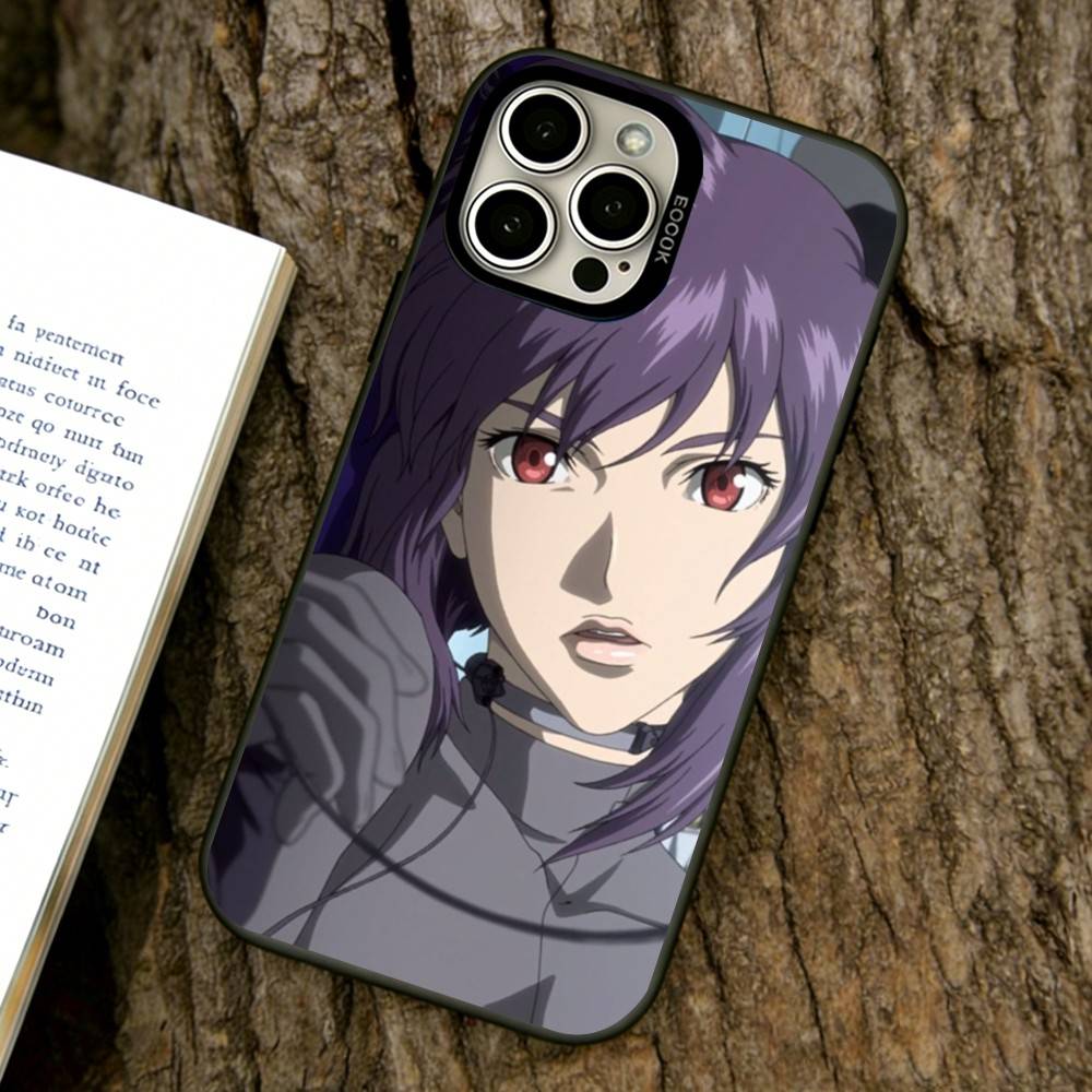 Ghost In the Shell Phone Case For iPhone 17,16,15,14,13,12,11 Plus,Pro Max,XS,Colorful Silver Phone Case Funda Cover