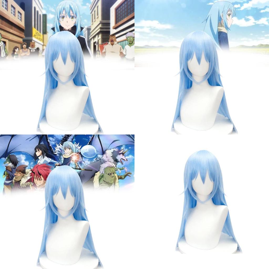 Parrucca Cosplay di That Time I Got Reincarnated As A Slime Con Capelli Setosi ad Alta Temperatura Per Fan e Cosplayer