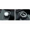 apsczt1 1 PCS Car Central control multimedia knob cover sticker Car Accessories For Mercedes Benz AMG GLC GLE E CLA GLA W205 W211 W213