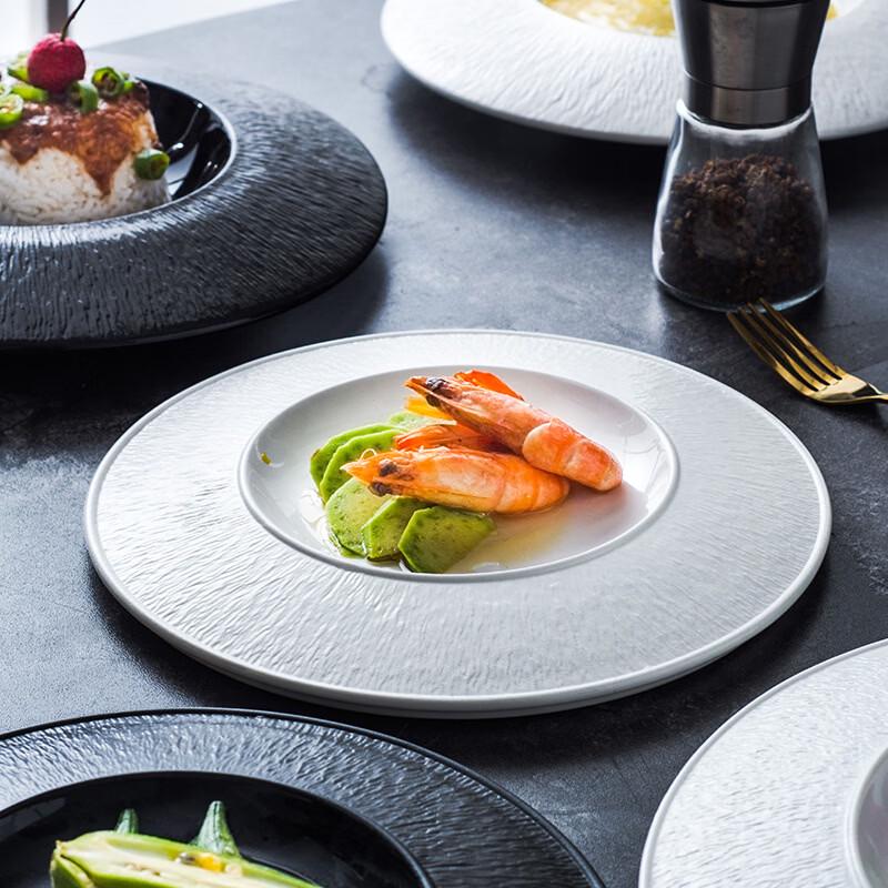 RuHan 10-Inch Ceramic Western Dinner Plate