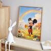 Disney Diamond Painting Art Kit Mickey Mouse Honey Rainbow Flower Garden Mosaic Handmade Diy Gift Home Decor