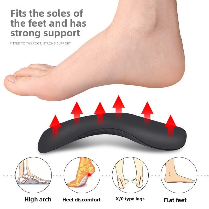 

Плоскостопие Стелька Подъем Ортопедический Тренажер Стопа Вальгусная Плоская Подошва Тип XO Нога Ортопедическая Поддержка Подъема Половина Подушечки Women s style