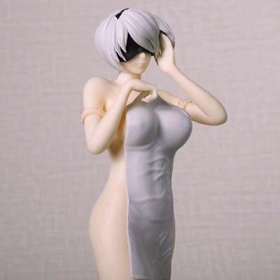 Anime Mechani-kai Nier 2B Bathing Scene 2D Beautiful Girl Figure Ornament