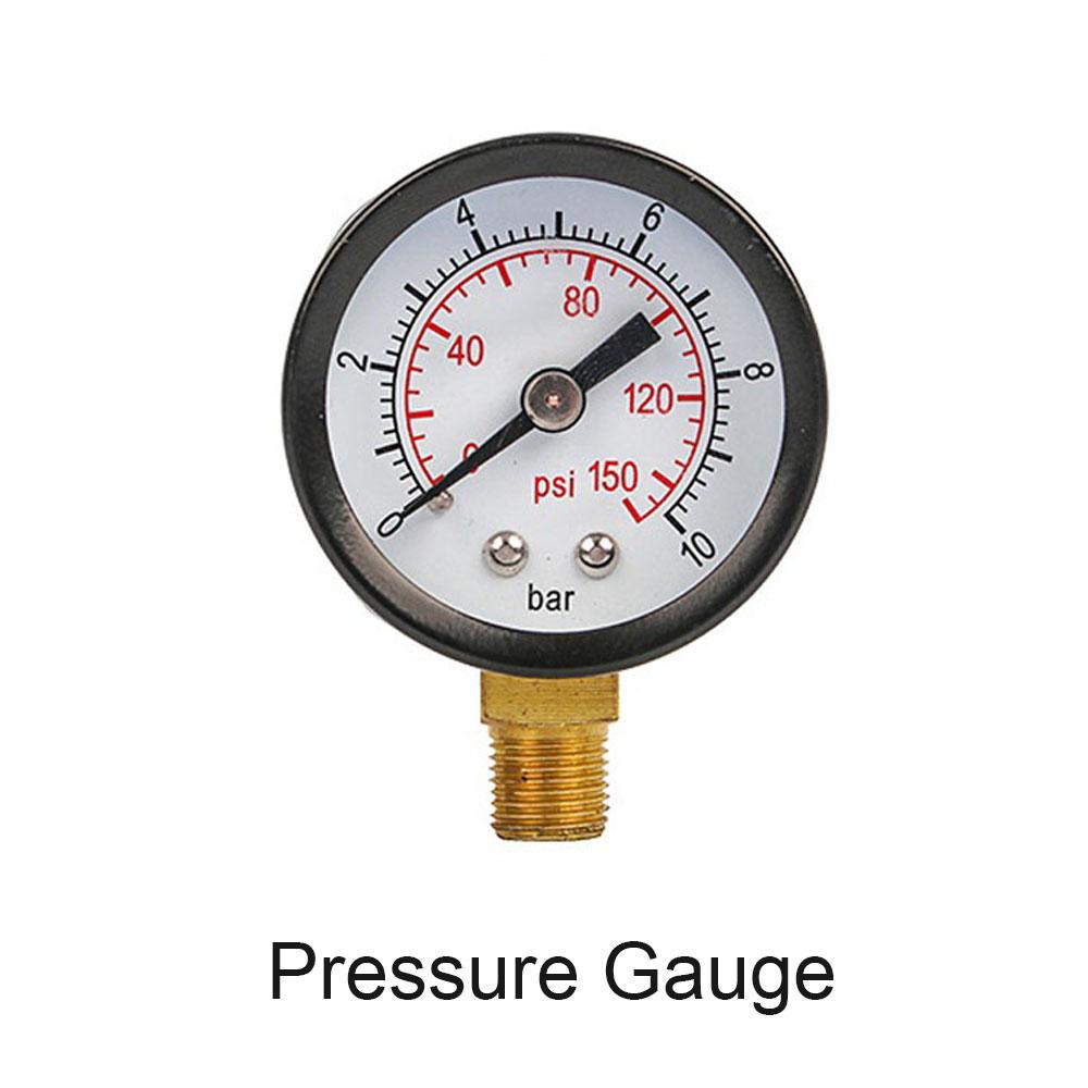 -0.1~0 MPa Vacuum Pressure Gauge 1/8 Inch NPT 0-150psi Pressure Gauge for Air Pump Oil Water Separator Filter Pneumatic Tools