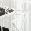 Foldable Clothes Airer 8-Tier Drying Rack, Tower Dryer, Tower Clothes Airer, Drying Stand, Metal Plastic White 74 X 35 X 144 Cm