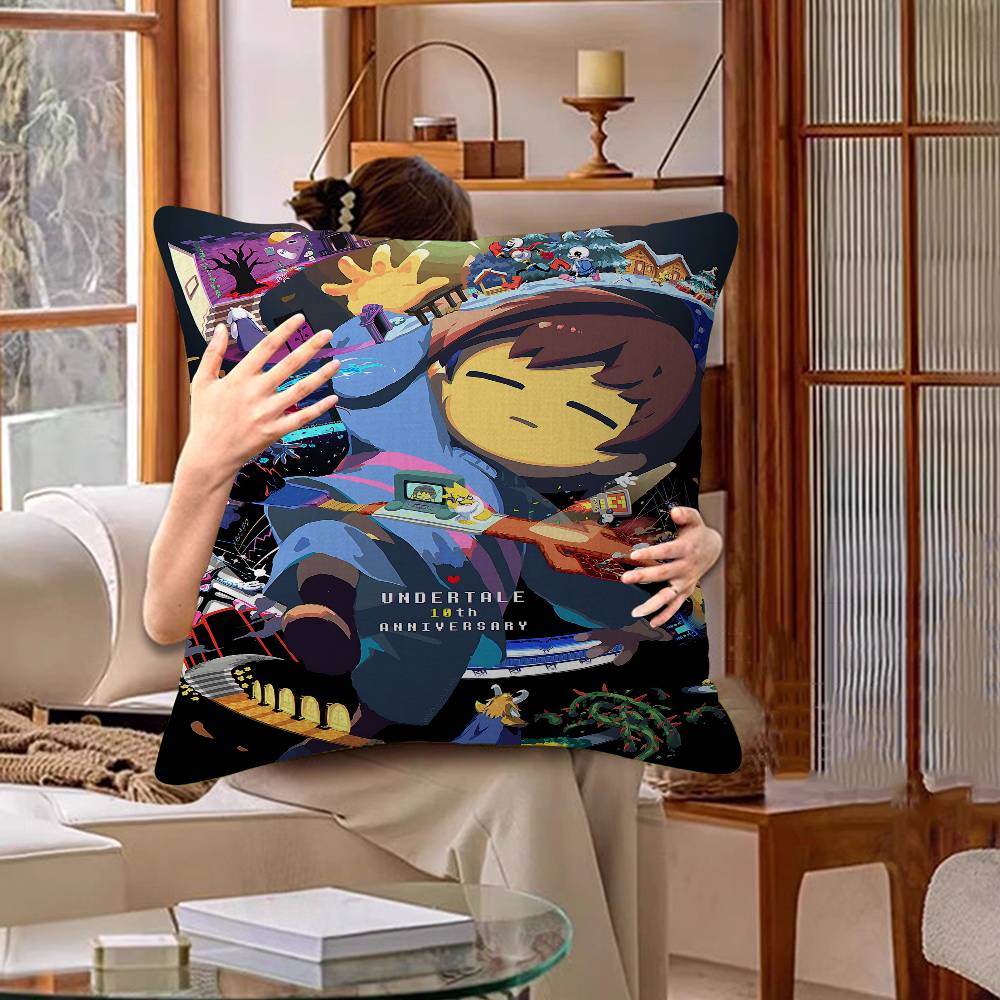 Игровые наволочки U-Undertale Домашнее постельное белье Декоративная наволочка Свадебная Супермягкая наволочка 30cmx30cm