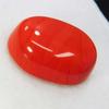 Naturlig 10 ct Naturlig Cabochon Oval Slibning Italiensk Rød Koralk Løs Edelsten