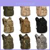 Mochila Tática Militar de Grande Capacidade 40l Com Design Multibolsos e Características Ergonômicas Respiráveis