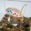 Miniature Floating Boat Mini Fishing Model for Desktop, DIY Enthusiasts
