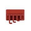 Creative Organizer Wall Mounted Adhesive Four Hook Set for Kitchen, Bathroom and Bedroom