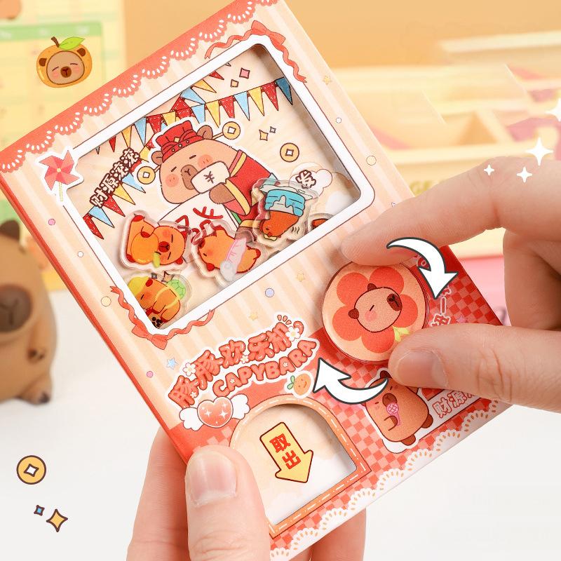 Mahines Zápisník Kapybara Shake Zápisník Zajímavá Dekomprese Přenosný Barevný Vnitřní List Zápisník