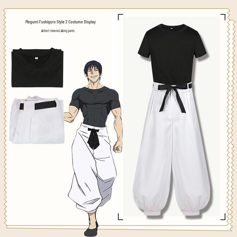 Jujutsu Kaisen Fushiguro Toji Cosplay Kostýmová sada pro muže