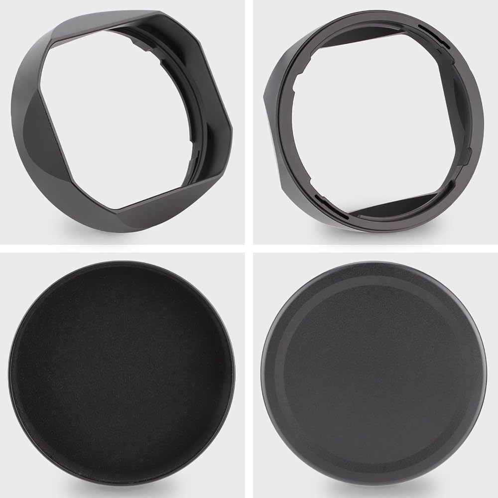 Haoge LH-X13B Bayonet Square Metal Dedicated Lens Hood for Fujinon XF 18-55mm F2.8-4 R LMOIS Lens and Fujinon XF 14mm F2.8 R Lens (with X-Pro3 XT30 XT