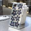 Dark Floral Pattern with Beige Centers Lucency Phone Case for IPhone 14 15 16 13 12 11 17 Pro Max 12 13 Mini Soft Cover