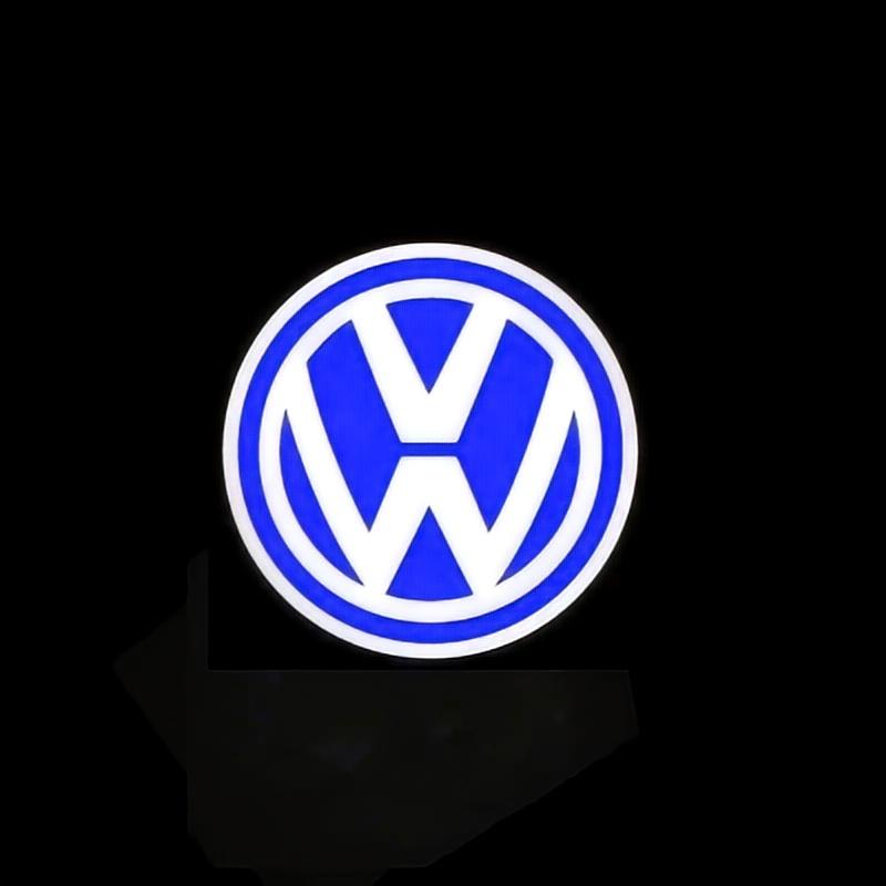 WHAQY1 HD For VW Passat CC B6 B7 B8 B9 Touareg Golf 5 6 7 Jetta MK6 MK7 GTI R Line GTI LED Car Door Projector Welcome Light Accessories