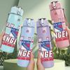 1PC New York Rangers Hockey Team Logo Print 750ml Portable Sports Water Bottle Leakproof Travel Gym Drink Cup