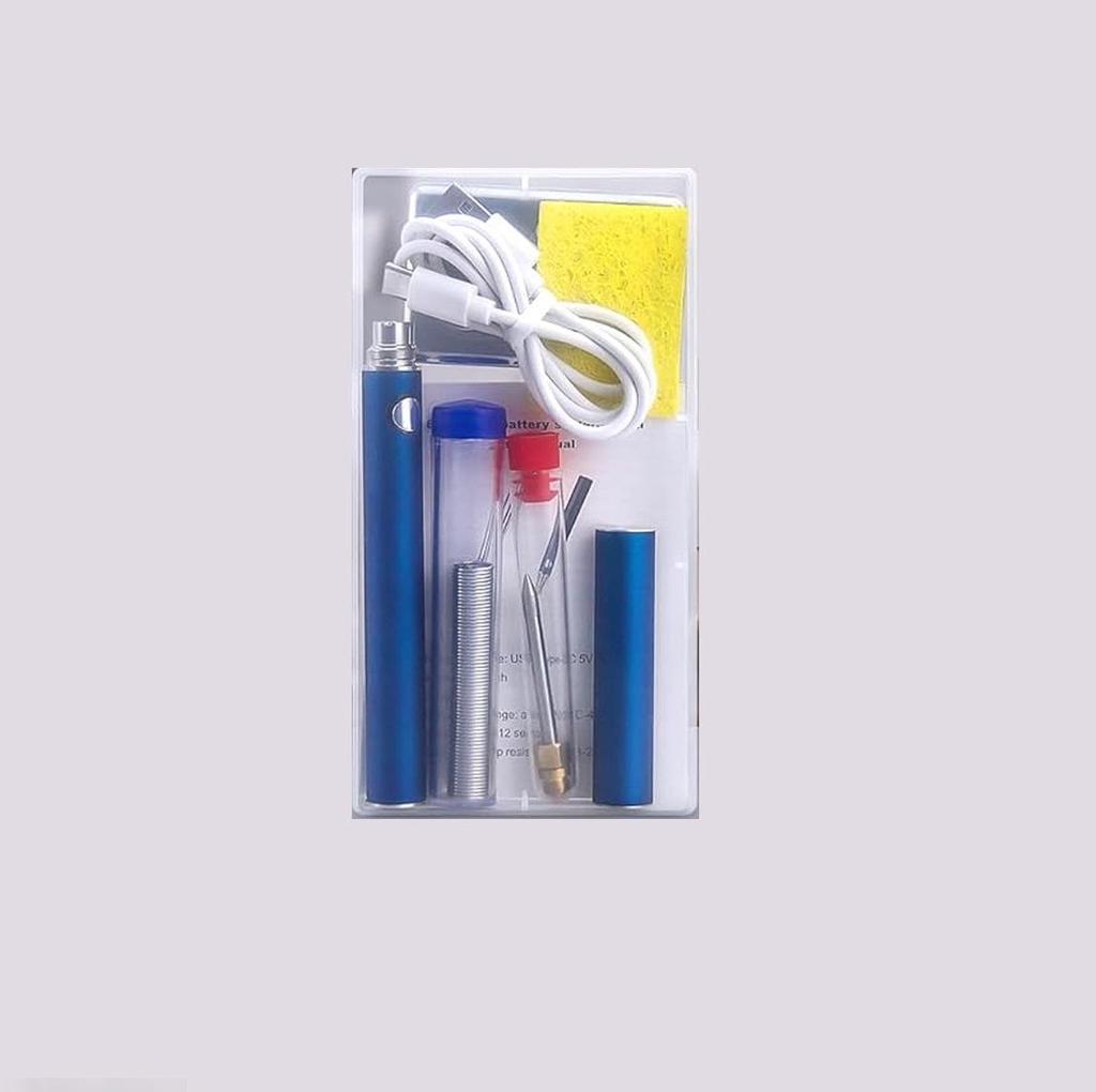 Portable Wireless Soldering Iron Kit with 1100mAh Battery for Home Repairs