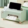 Facial Tissue Holder Modern Dispenser Box for Living Room Vanity Green