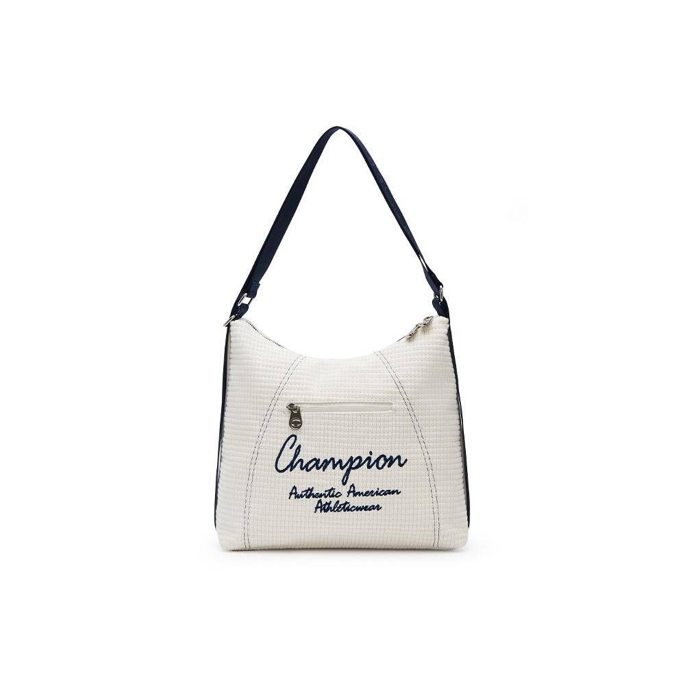 New Champion Fabric Shoulder Bag Double Shoulder Classic Minimalist Style Individual Regular Unisex Dark Gray/Ecru/Black U4DACPU09