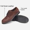 Genuine Leather Men Derby Shoes Thick Sole Men Casual Shoes Men Leather Shoes