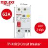 Delixi DZ47sLE Air Switch Circuit Breaker with Leakage Protection (1-4P, Single/Three-Phase, N)