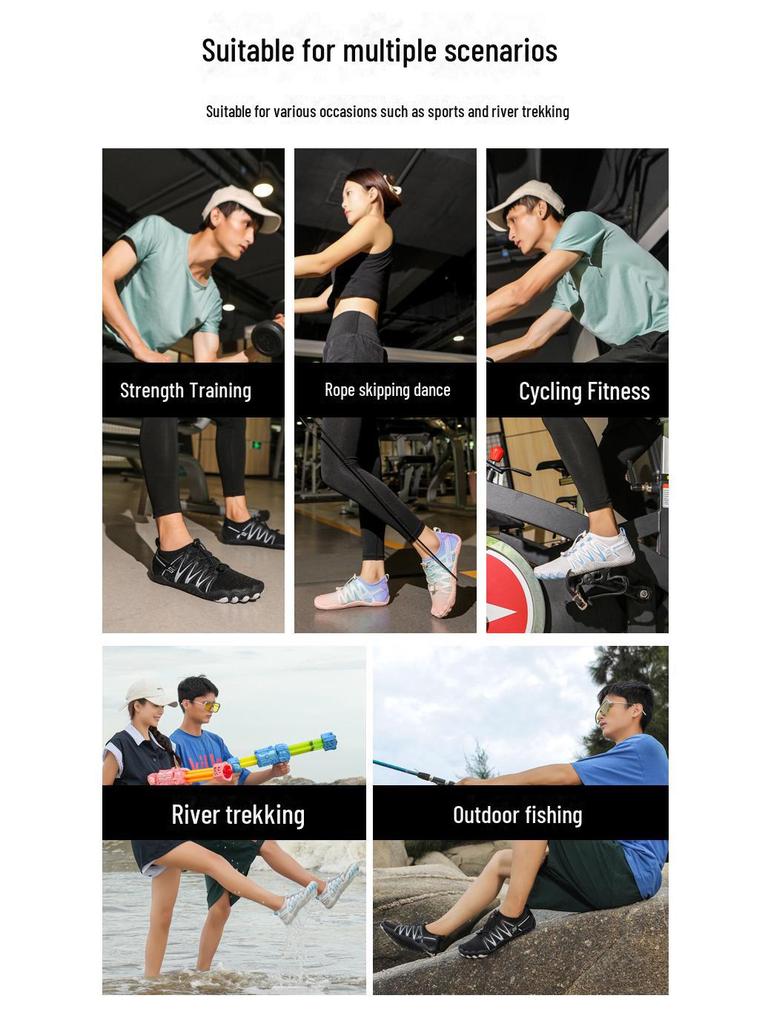 Unisex Barefoot Water Shoes for Diving, Snorkeling, and Swimming.