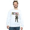 Star Wars Mens The Rise Of Skywalker Rebel Rose Sweatshirt