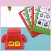 Zingo per Bambini Set di Carte Interattive per Abbinare Lettere Giocattolo Educativo in Plastica per l'Apprendimento Precoce